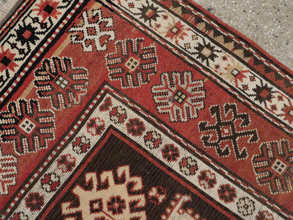 Antique Caucasian Kazak Rug, No.21079 - Gss