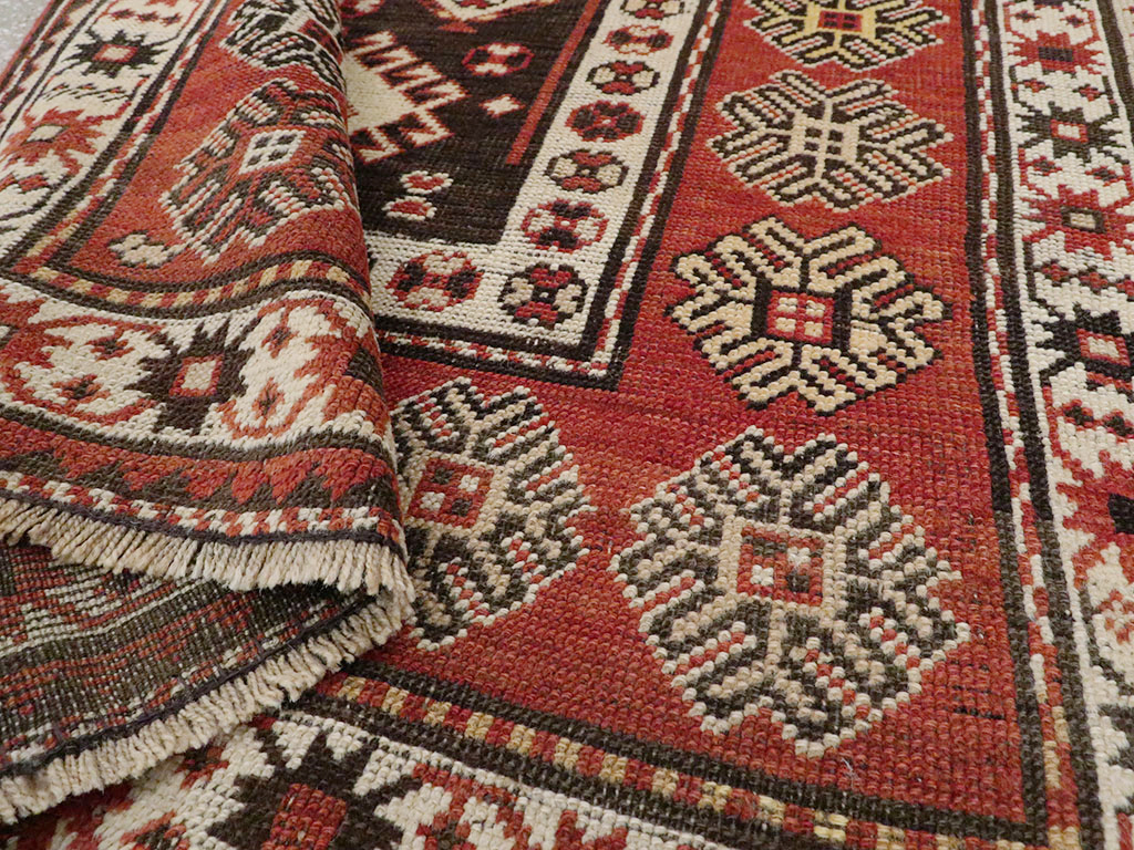 Antique Caucasian Kazak Rug, No.21079 - Gss