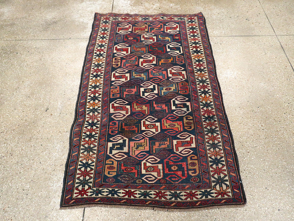 Antique Caucasian Kuba Rug, No.21082 - Gss