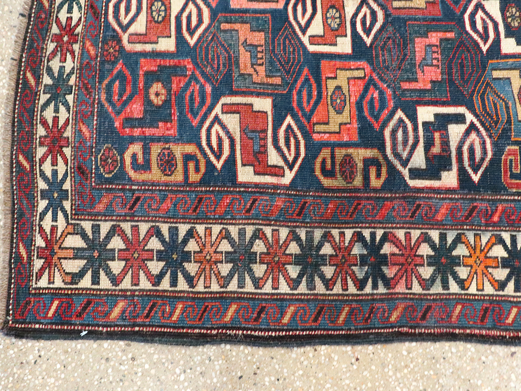 Antique Caucasian Kuba Rug, No.21082 - Gss
