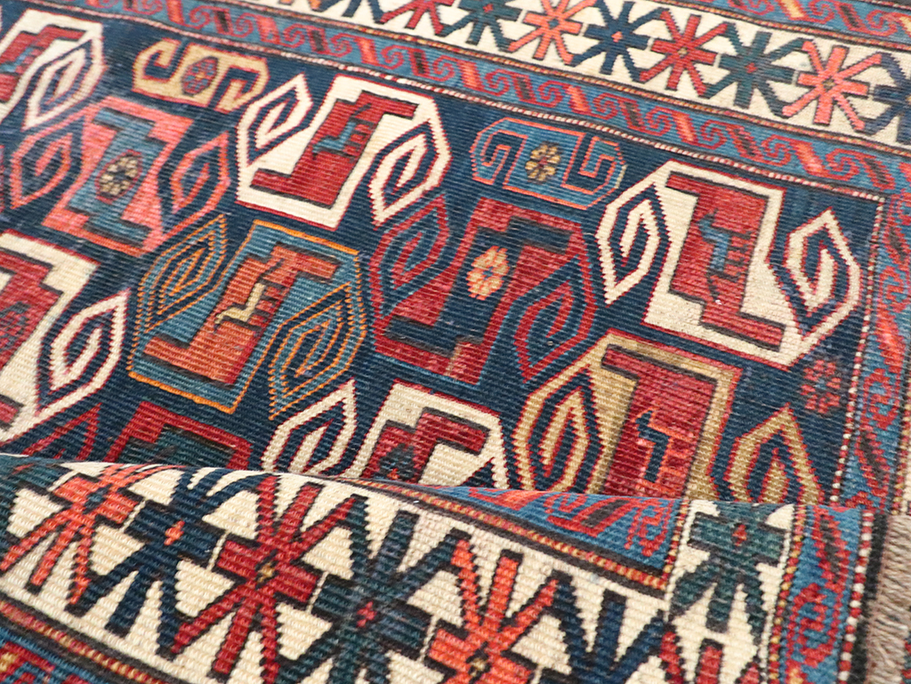 Antique Caucasian Kuba Rug, No.21082 - Gss