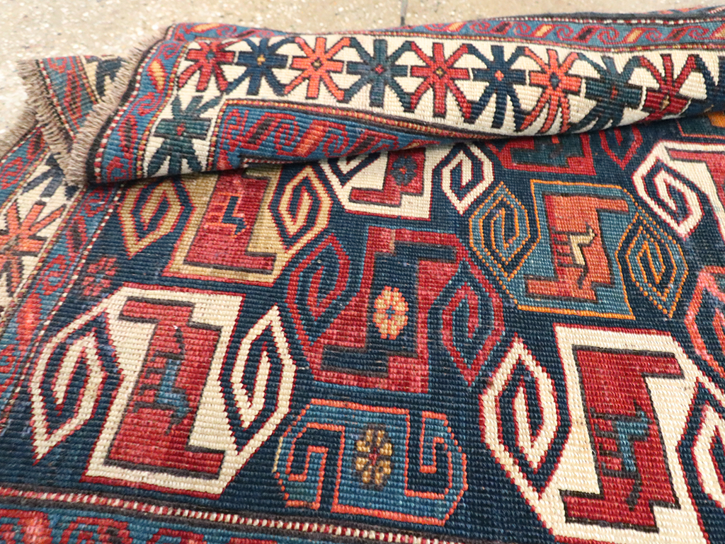 Antique Caucasian Kuba Rug, No.21082 - Gss