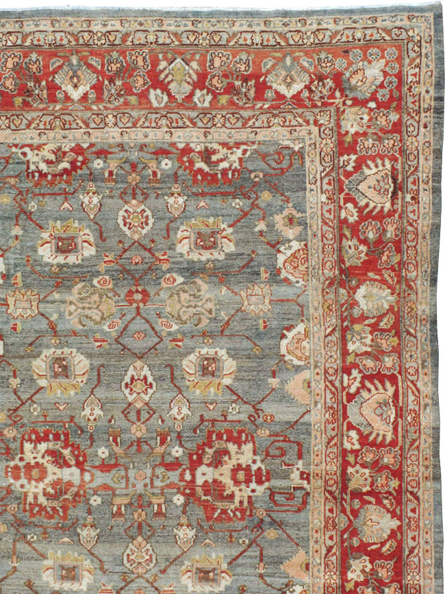 Antique Persian Bibikabad Carpet, No.21085 - Gss
