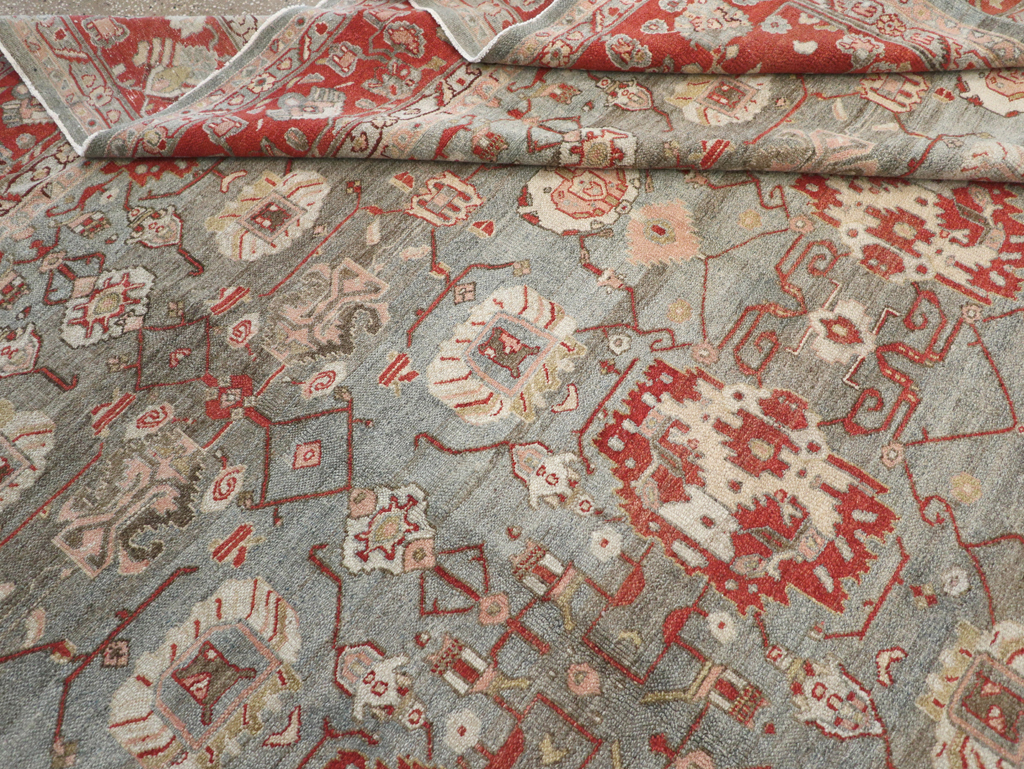 Antique Persian Bibikabad Carpet, No.21085 - Gss