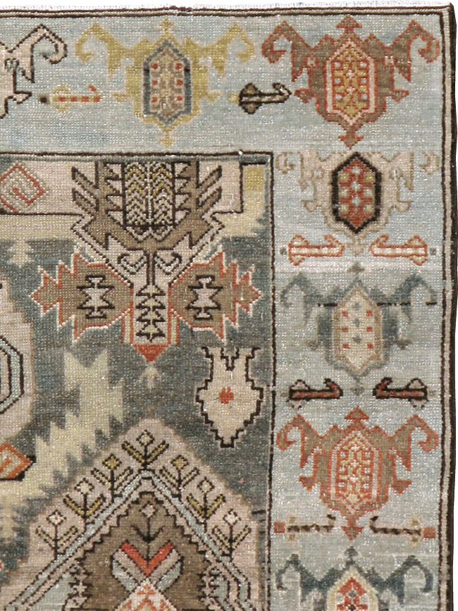 Vintage Persian Malayer Accent Rug, No.21117 - Gss