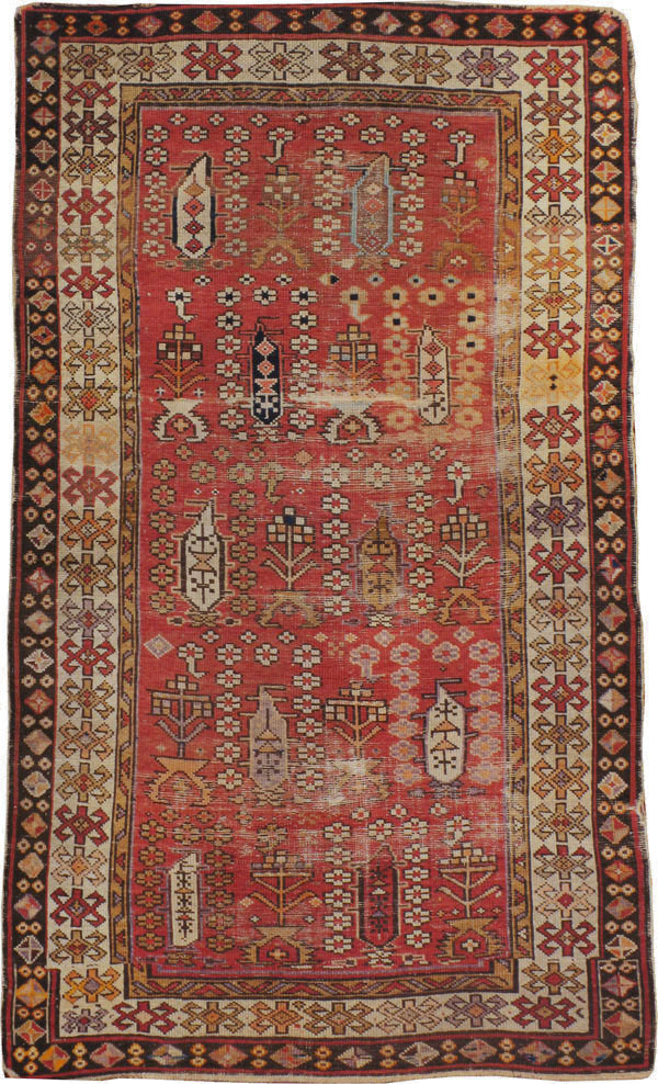 Antique Caucasian Rug, No.21135 - Gss