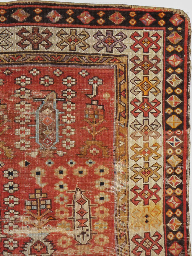 Antique Caucasian Rug, No.21135 - Gss