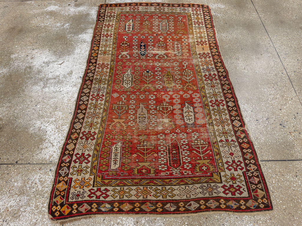 Antique Caucasian Rug, No.21135 - Gss