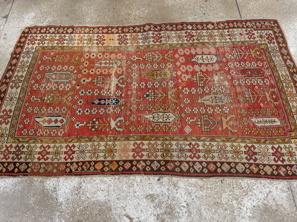 Antique Caucasian Rug, No.21135 - Gss