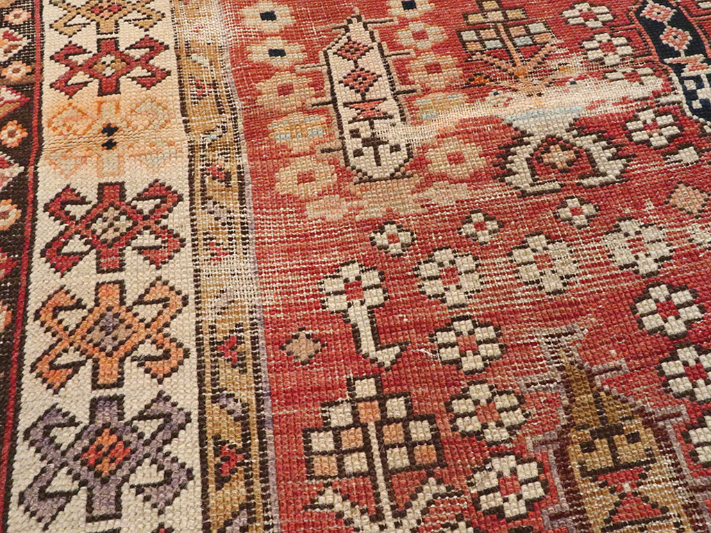 Antique Caucasian Rug, No.21135 - Gss