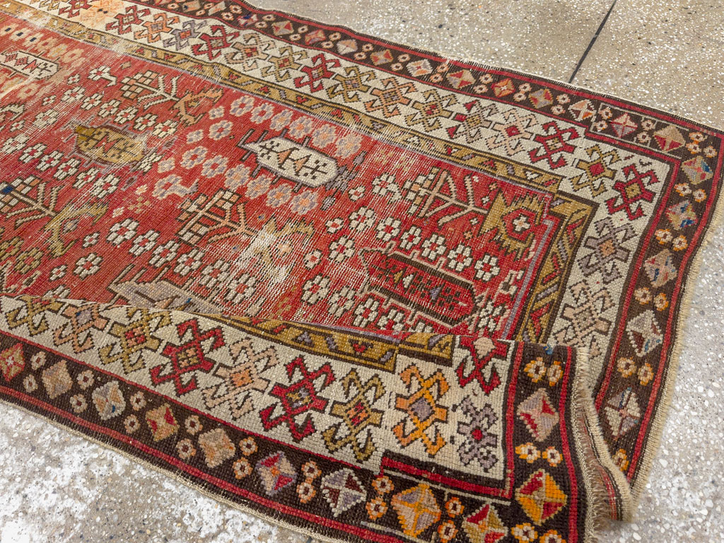 Antique Caucasian Rug, No.21135 - Gss