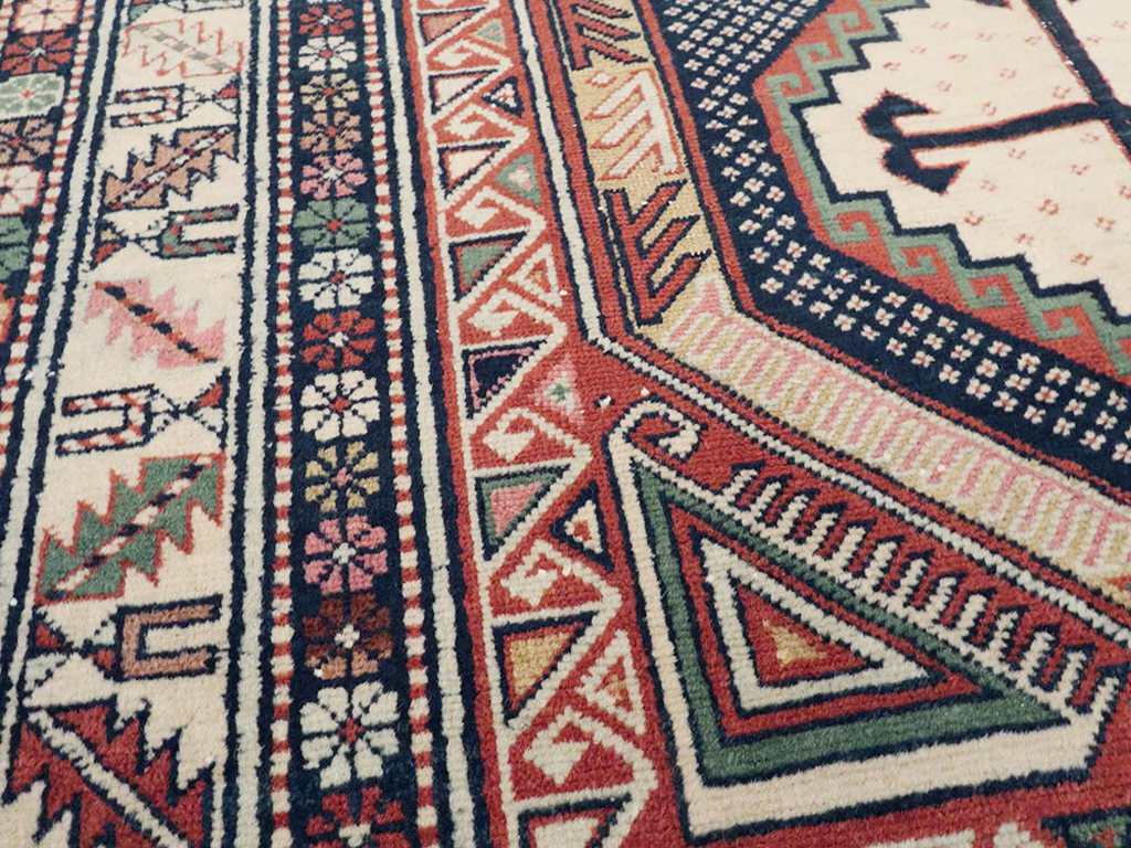 Antique Caucasian Shirvan Rug, No.21136 - Gss