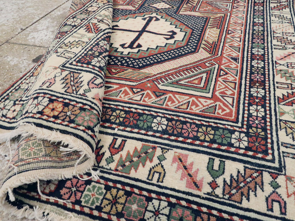 Antique Caucasian Shirvan Rug, No.21136 - Gss