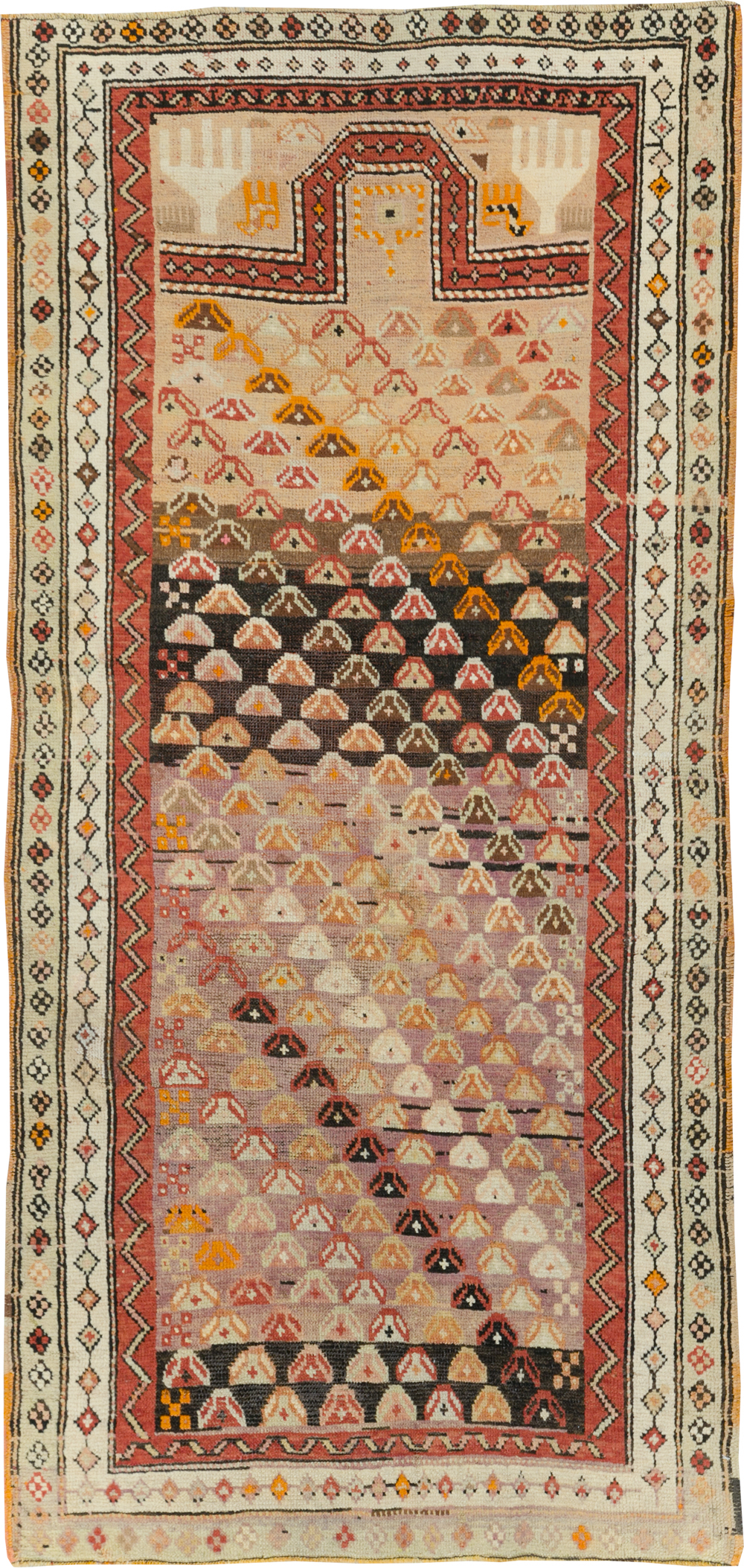 Antique Caucasian Rug, No.21137 - Gss