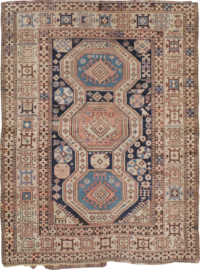 Antique Caucasian Shirvan Rug, No.21141 - Gss