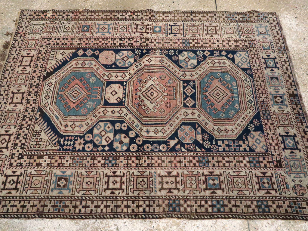 Antique Caucasian Shirvan Rug, No.21141 - Gss