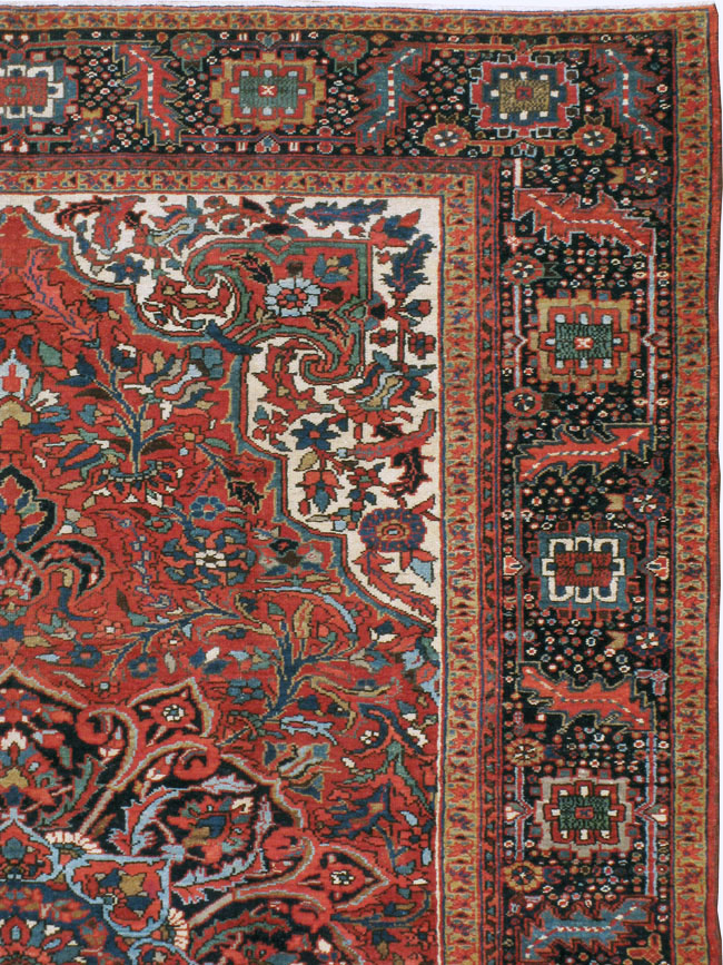 Vintage Persian Heriz Carpet, No.21148 - Gss