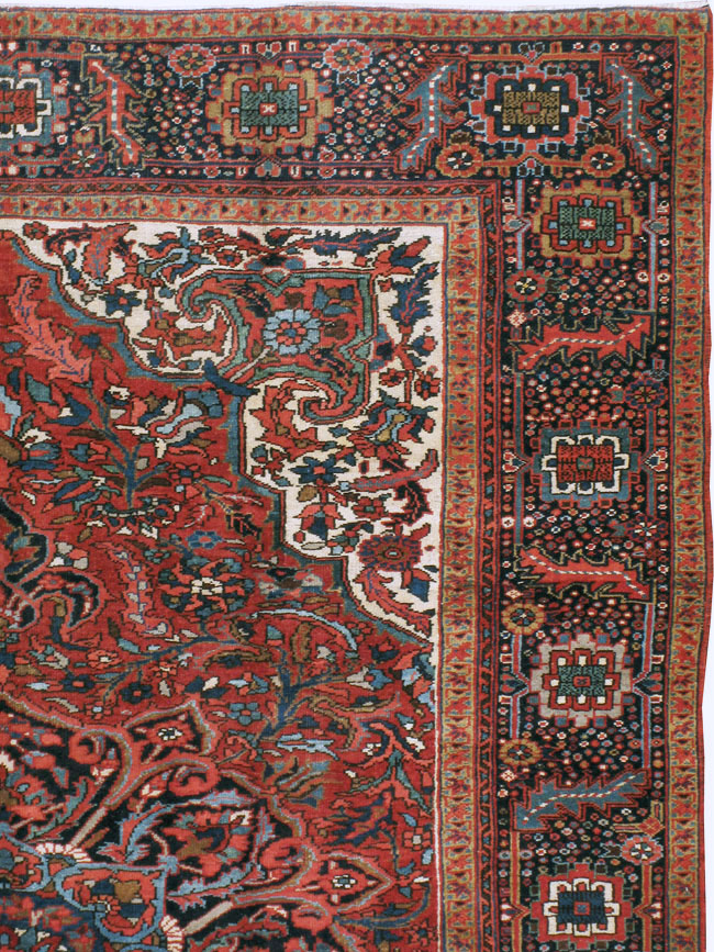 Vintage Persian Heriz Carpet, No.21148 - Gss