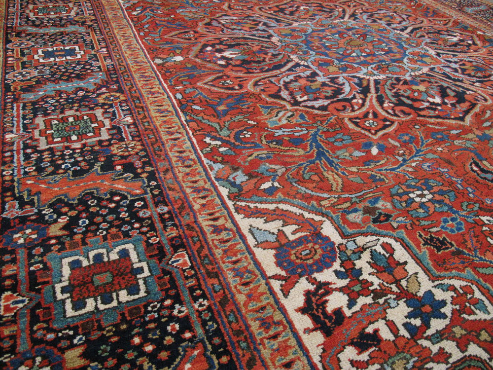 Vintage Persian Heriz Carpet, No.21148 - Gss