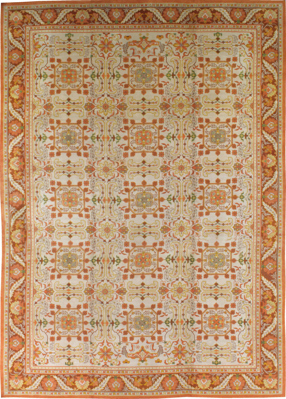 Vintage Spanish Cuenca Oversize Carpet, No.21154 - Gss