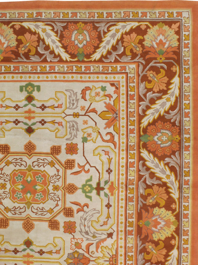 Vintage Spanish Cuenca Oversize Carpet, No.21154 - Gss