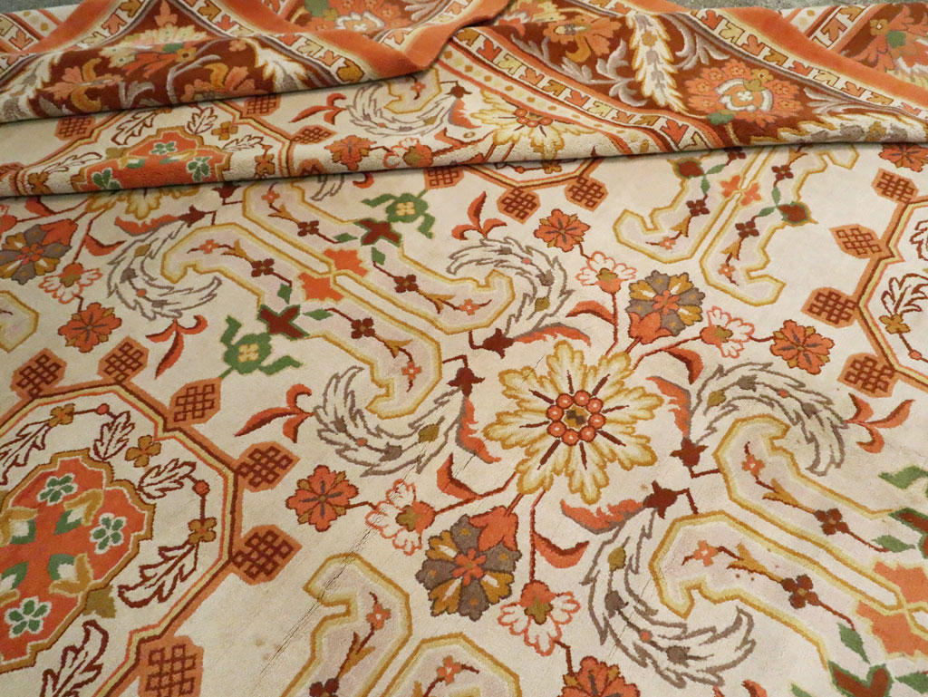 Vintage Spanish Cuenca Oversize Carpet, No.21154 - Gss