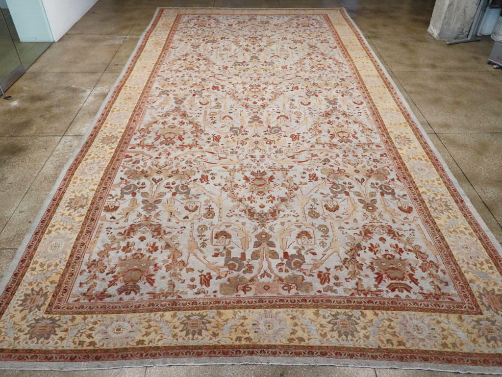 Antique Persian Mahal Oversize Carpet, No.21160 - Gss