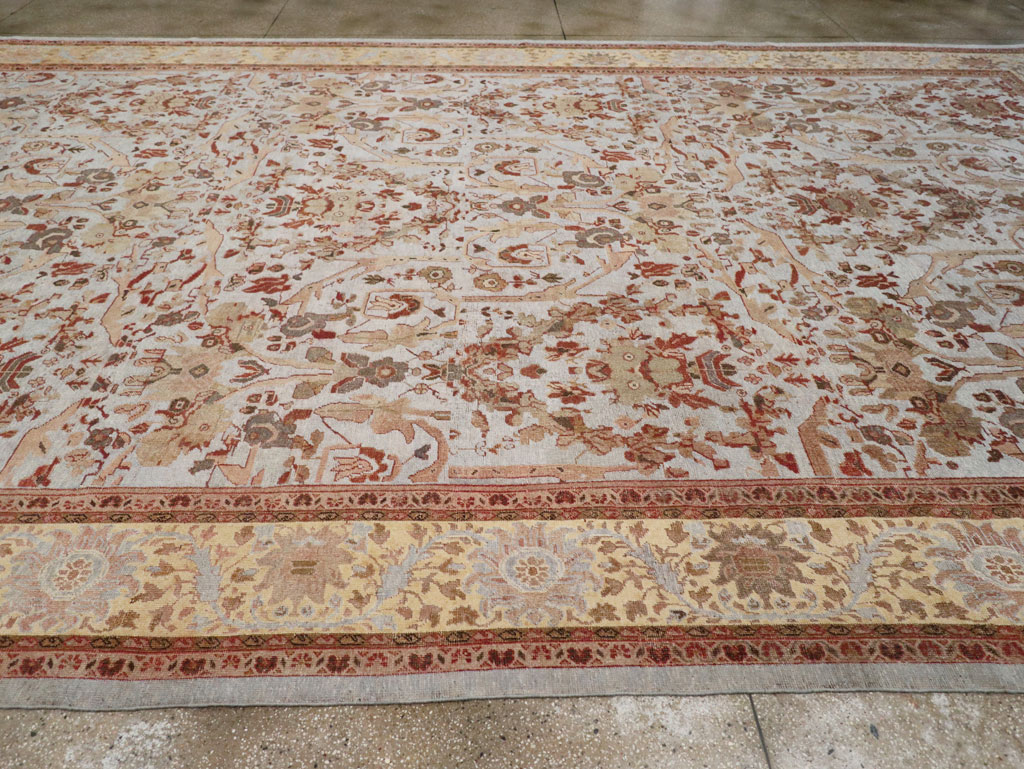 Antique Persian Mahal Oversize Carpet, No.21160 - Gss