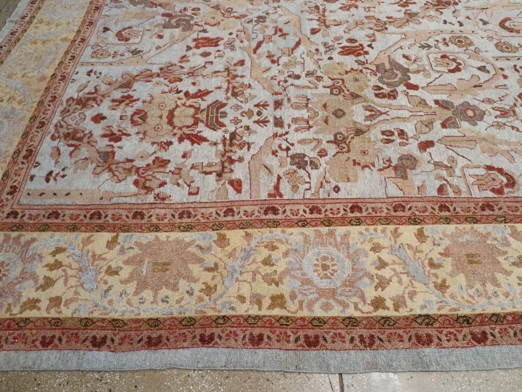 Antique Persian Mahal Oversize Carpet, No.21160 - Gss