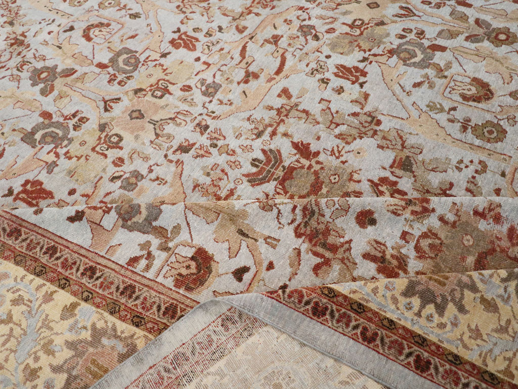 Antique Persian Mahal Oversize Carpet, No.21160 - Gss