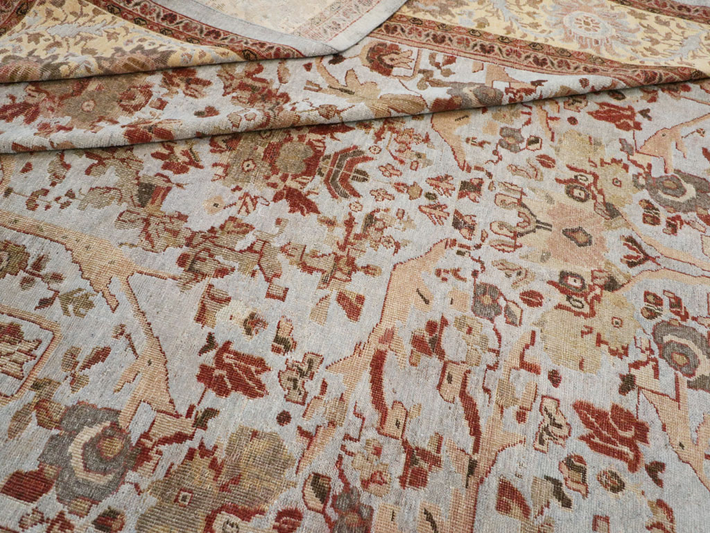 Antique Persian Mahal Oversize Carpet, No.21160 - Gss