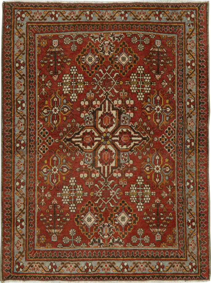 Vintage Persian Joshegan Rug, No.21179 - Gss