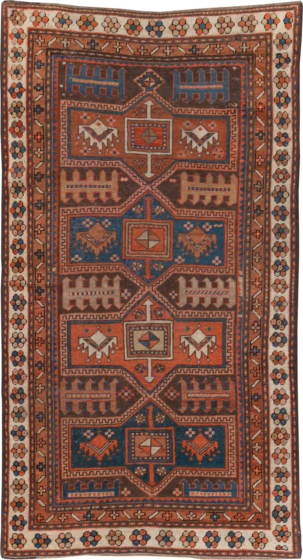 Antique Kazak Rug, No.21183 - Gss