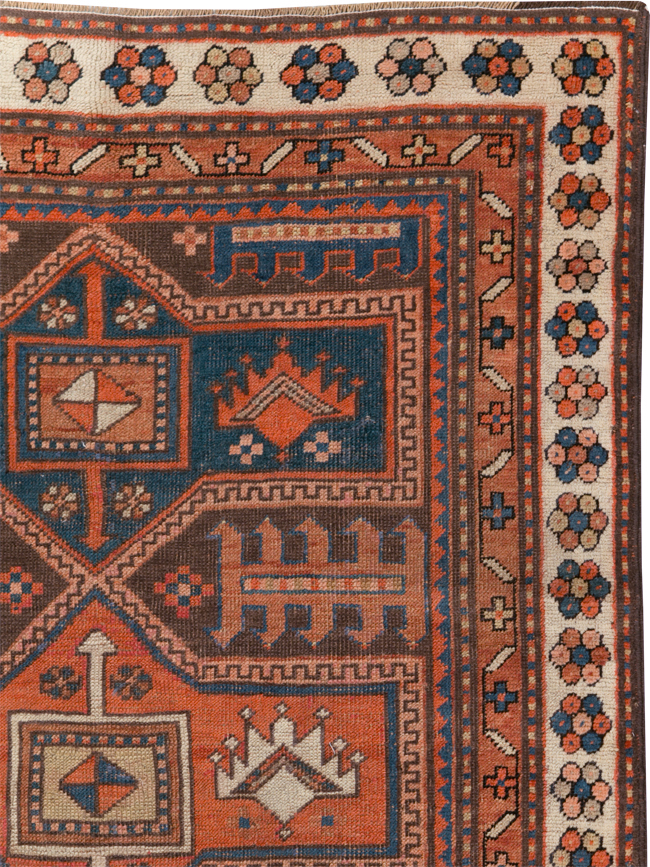 Antique Caucasian Kazak Rug, No.21183 - Gss