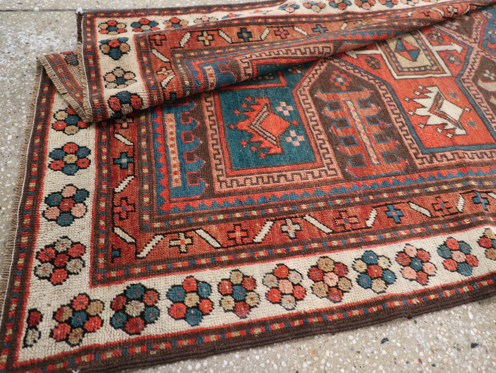 Antique Caucasian Kazak Rug, No.21183 - Gss