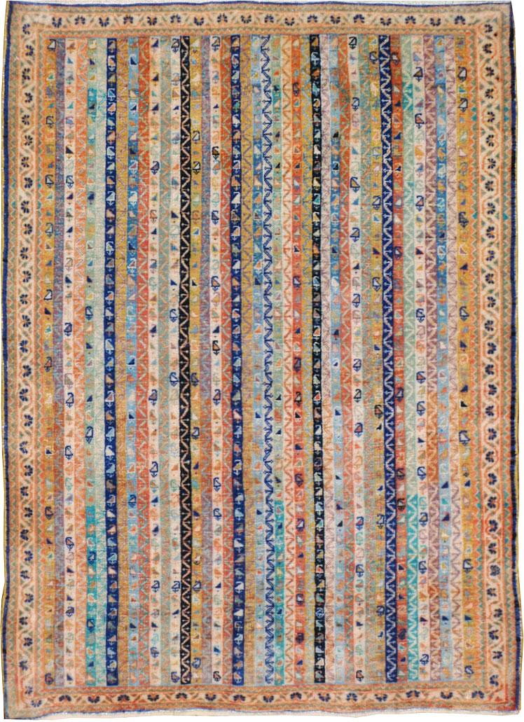 Vintage Persian Afshar Rug, No.21206 - Gss
