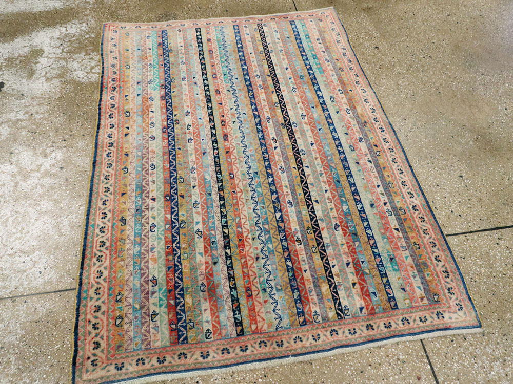 Vintage Persian Afshar Rug, No.21206 - Gss