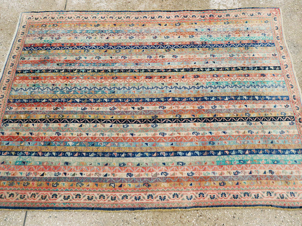 Vintage Persian Afshar Rug, No.21206 - Gss