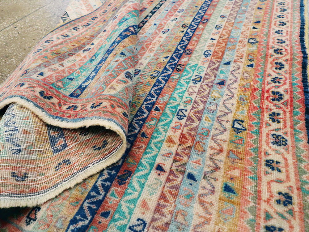 Vintage Persian Afshar Rug, No.21206 - Gss