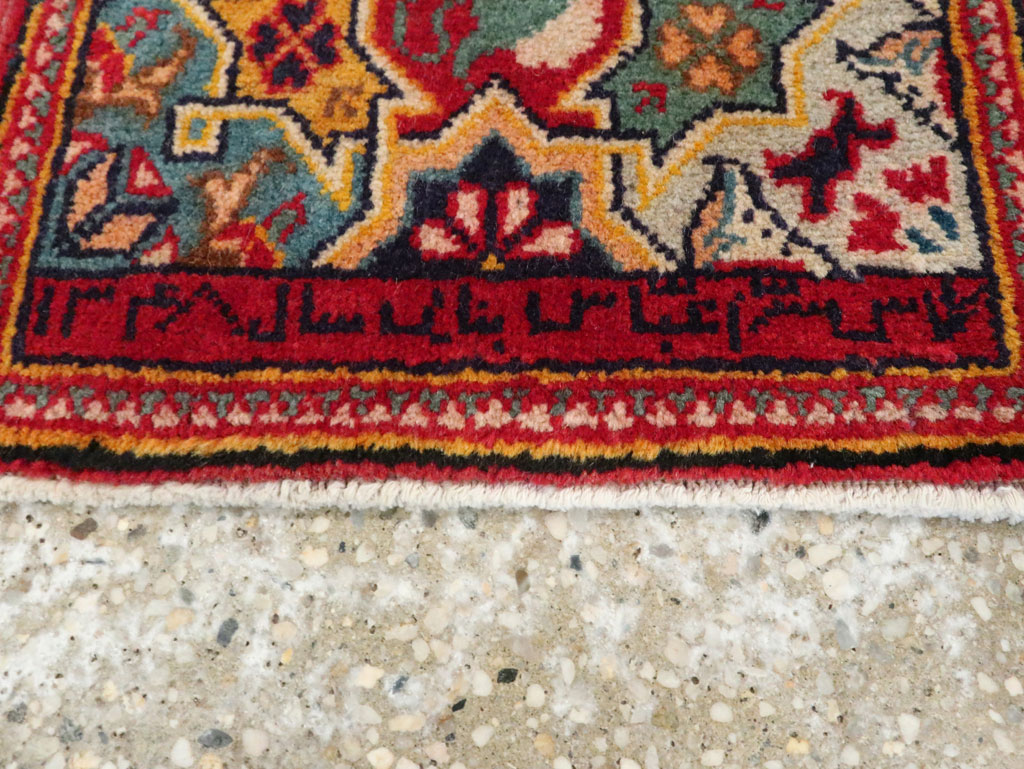Vintage Persian Sampler Kashan Rug, No.21211 - Gss