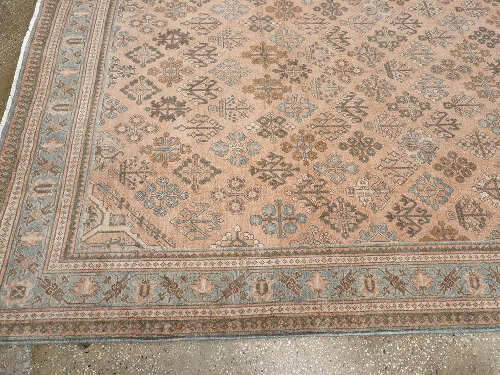 Antique Persian Joshegan Wide Gallery Runner, No.21214 - Gss
