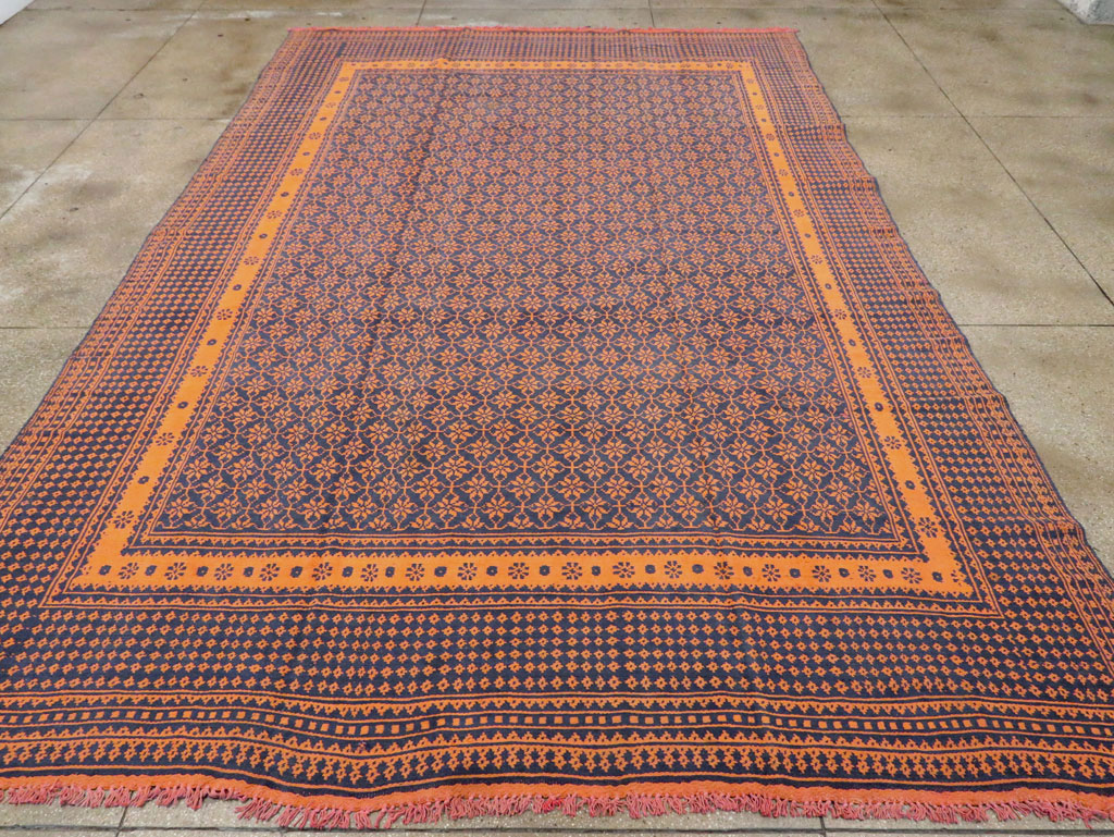 Vintage Persian Flat-weave Kilim, No.21215 - Gss