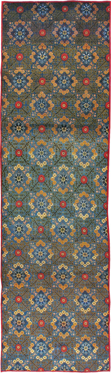 Vintage Persian Kashan Runner, No.21221 - Gss