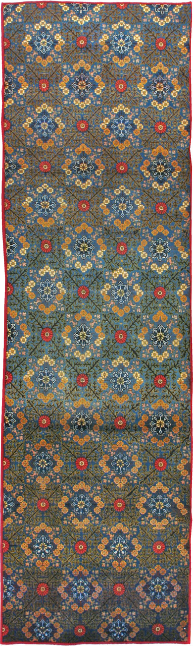 Vintage Persian Kashan Runner, No.21221 - Gss
