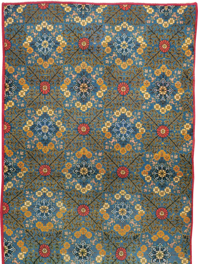 Vintage Persian Kashan Runner, No.21221 - Gss