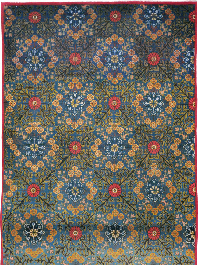 Vintage Persian Kashan Runner, No.21221 - Gss