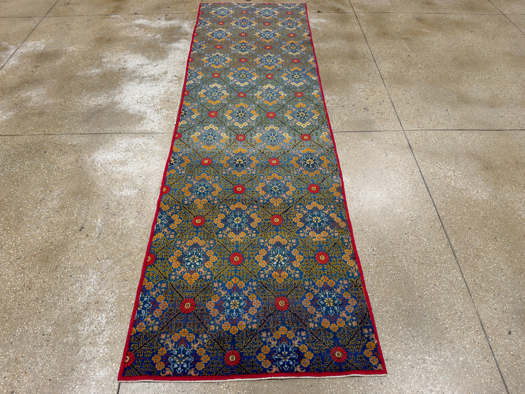 Vintage Persian Kashan Runner, No.21221 - Gss
