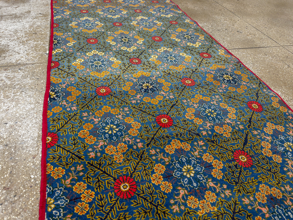 Vintage Persian Kashan Runner, No.21221 - Gss