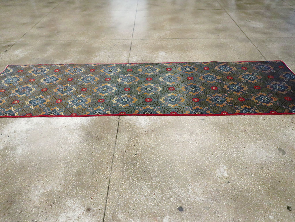 Vintage Persian Kashan Runner, No.21221 - Gss