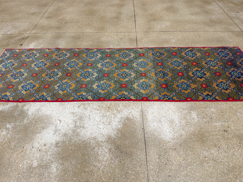 Vintage Persian Kashan Runner, No.21221 - Gss